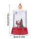 thumbnail image 2 of Christmas Glowing Water-Filled Candle Lantern Decor Gift For Seniors Water Feature Lamp Desktop Ornament Christmas Tree 85ml, 2 of 2