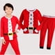 thumbnail image 2 of Conjunto de pijamas de algodón para niños y niñas, ropa de dormir con dibujos animados de Papá Noel, trajes de Navidad para el hogar, 2 of 4