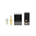 thumbnail image 2 of Exquisite Plastic Mini Square Appetizer Plates - 100 Ct Square plastic Dessert Plates - 2.95 Inch. x 2.95 Inch. (Black), 2 of 9