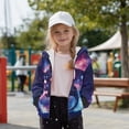 thumbnail image 2 of Uorisanigo Zip Up Hoodie Boys Girls, Fashion Galaxy Dragon Sweatshirts for Children, Fur Furry Fluffy Long Sleeve Jacket Pullover Top School Birthday Birthday Clothes, 2 of 8