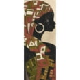 thumbnail image 3 of Greene, Taylor 12x24 Black Modern Framed Museum Art Print Titled - REGALITY PANEL I, 3 of 5
