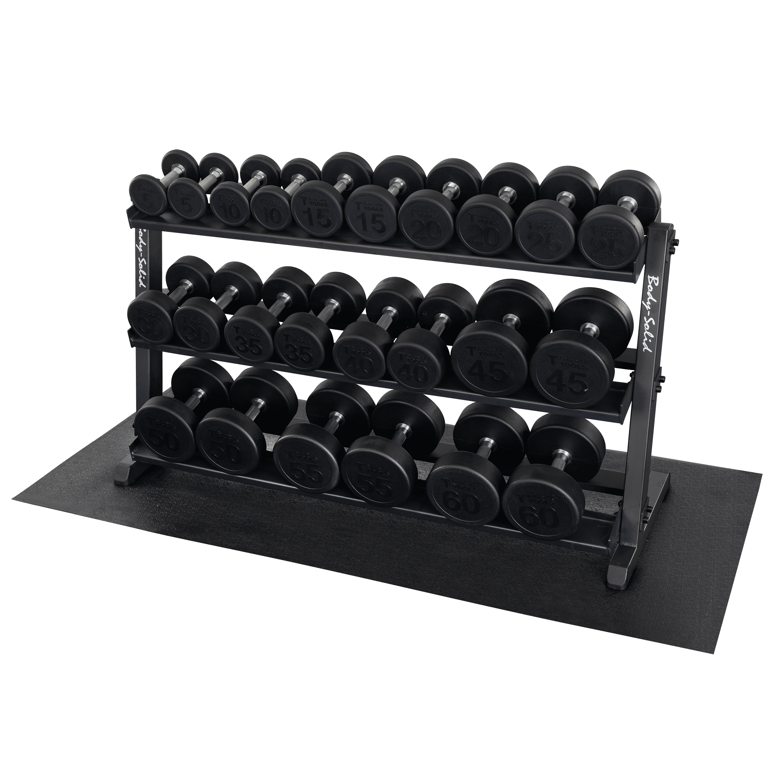 Body Solid - GDR60DBT 3 Tier Dumbbell Rack