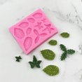 thumbnail image 3 of Ounissouiy Molde con forma de hoja de rejilla de 10, reemplazo portátil, resistente al calor, apto para microondas, DIY, pastel, Chocolate, galleta, molde Herramientas y accesorios para hornear Ounissouiy HA081958-00, 3 of 6