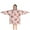 Pink Cow Strawberry, variant on Pink Cow Milk Strawberry Pattern Blanket Hoodies for Kids 6-13YR Oversize Wearable Blanket Hoodies for Boys Girls Teens
