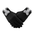 thumbnail image 2 of Winter Black Women Gloves Warm Touchscreen Windproof For Girls Ladies Using, 2 of 9