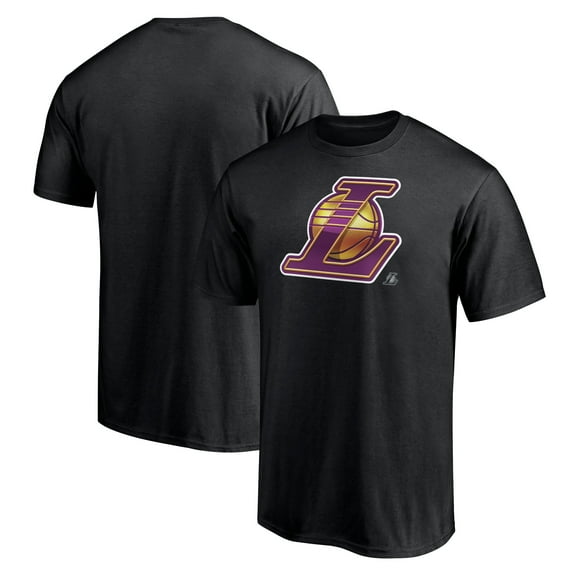 Men's Black Los Angeles Lakers Midnight Mascot T-Shirt