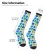 thumbnail image 2 of Fotbe Cartoon Monster Calcetas Divertidas Estampadas para Hombre y Mujer, Calcetas de Algodón hasta la Rodilla para Caminar, Correr, Enfermería y Embarazo, 2 of 6