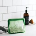 thumbnail image 3 of Sac de Rangement Réutilisable en Silicone Alimentaire czcpp-Platinum, Vert (Support-Up Mini) / Réduire Plastique à Usage Unique / Cuire, Stocker, sous Vide, Ou Congeler / Étanche, Lavable au Lave-Vaisselle, Écologique / 28 Oz, 3 of 4
