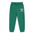 thumbnail image 6 of newwalpole Toddler Kids Tracksuit Boys Girls 2 Piece Sweatsuit Jogging Outfits Jogger Sweatpants Hooded Sweatshirt Fashion Clothing Sets Dark Green for Size 11-12 Years, 6 of 6