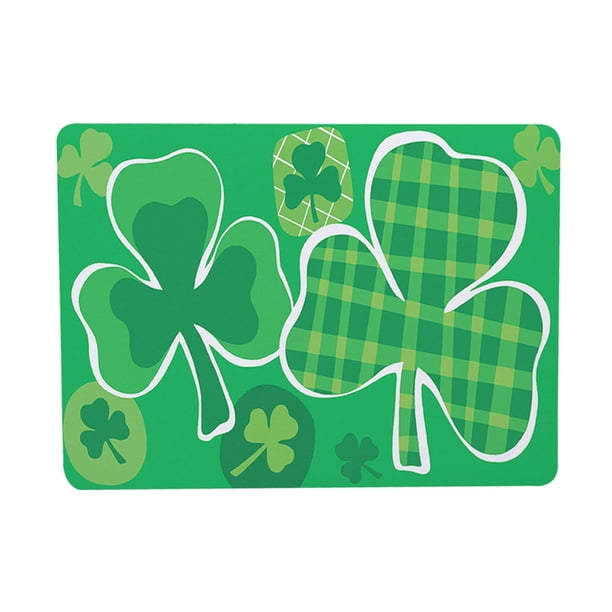 Fiudx Liquidación de ahorros de invierno Felpudos de bienvenida del Día de San Patricio Alfombras para el hogar Decoración Alfombra para sala de estar