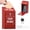 Red(Style A), variant on Evjurcn Metal Box for Gambler Portable Safe Casino Money Pocket Sized Cash Box with Key Go Home Money Black