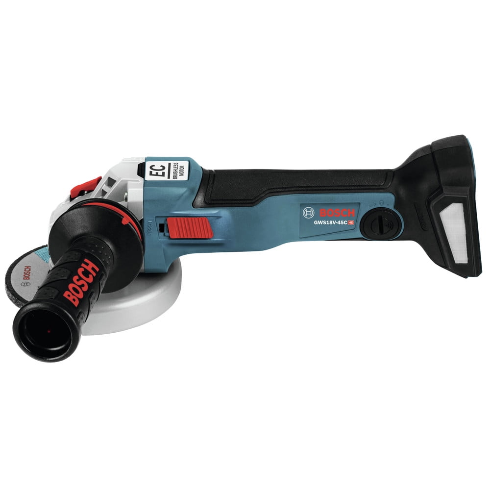 Restored Premium Bosch GWS18V-45CN-RT 18V EC/ 4-1/2 in. Brushless Connected-Ready Angle Grinder (Tool Only) (Refurbished)