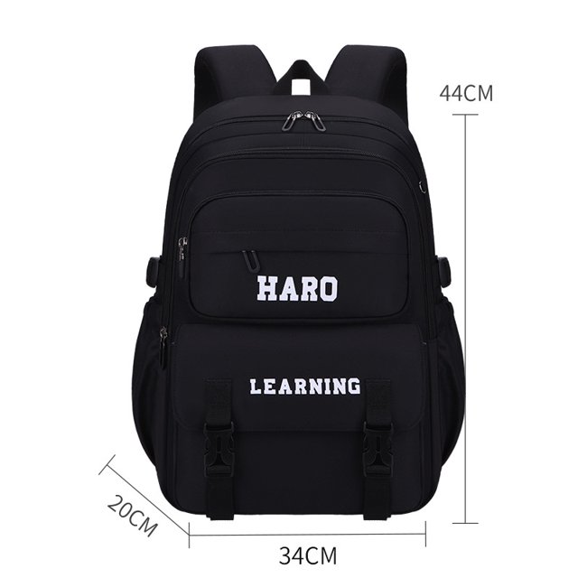Mochila para estudiantes de secundaria de gran capacidad, moderna, informal, sencilla, para viajes, con reducción de carga y descompresión