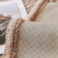 thumbnail image 5 of Solid Sherpa Anti-Slip Sofa Cover with PU Decor Label - Universal Furniture Slipcover for Living Room Couch & Seat Protection, 5 of 5