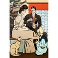 thumbnail image 2 of Penfield, Edward 11x14 Black Modern Framed Museum Art Print Titled - Vintage Christmas Poster, 2 of 4