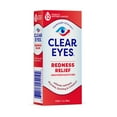 Clear Eyes Redness Eye Relief Lubricant Eye Drops, 1.0 fl oz