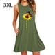thumbnail image 1 of Vestido Corto Sin Mangas Vestido De Chaleco Midi Mujer Trajes De Verano Estampados, Verde, 3XL Methold AP002125-46, 1 of 5