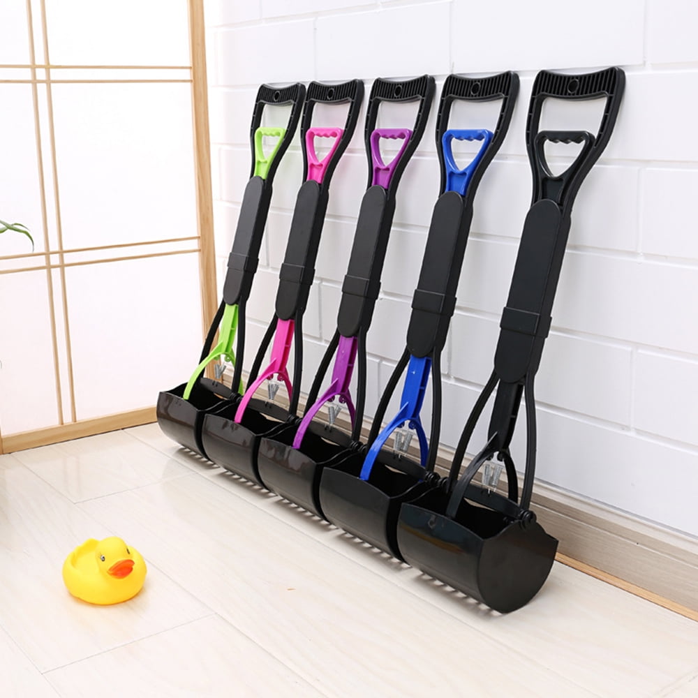 Long Handle Pet Pooper Scooper Dog Cat Waste Picker Jaw Poop Scoop Pick