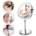 thumbnail image 1 of 10X Magnifying Lighted Makeup Mirror, 7 Inch Two Sided White Daylight LED Shadow Free LED Vanity Mirror, Battery and USB Cable Operated(Include 3 AAA Rechargeable Batteries), 1 of 7