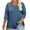 Navy, variant on tarylea Plus Size Womens Tops Notch Neck 3/4 Sleeve Shirts Solid Color Loose Tops Casual Summer Comfy Basic Dailywear Tops