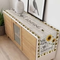thumbnail image 4 of Sunflowers Table Runner 90 Inches Long Farmhouse Dress Scarves, Vintage Bee You Are My Sunshine Retro Dining Tablerunner for Coffee Table/Kitchen Island/Party Décor, 13" x 90", 4 of 8