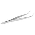 thumbnail image 2 of Mercer Culinary Curved Fine Tip Precision Plus Stainless Steel Plating Tongs | 6.125", 2 of 2