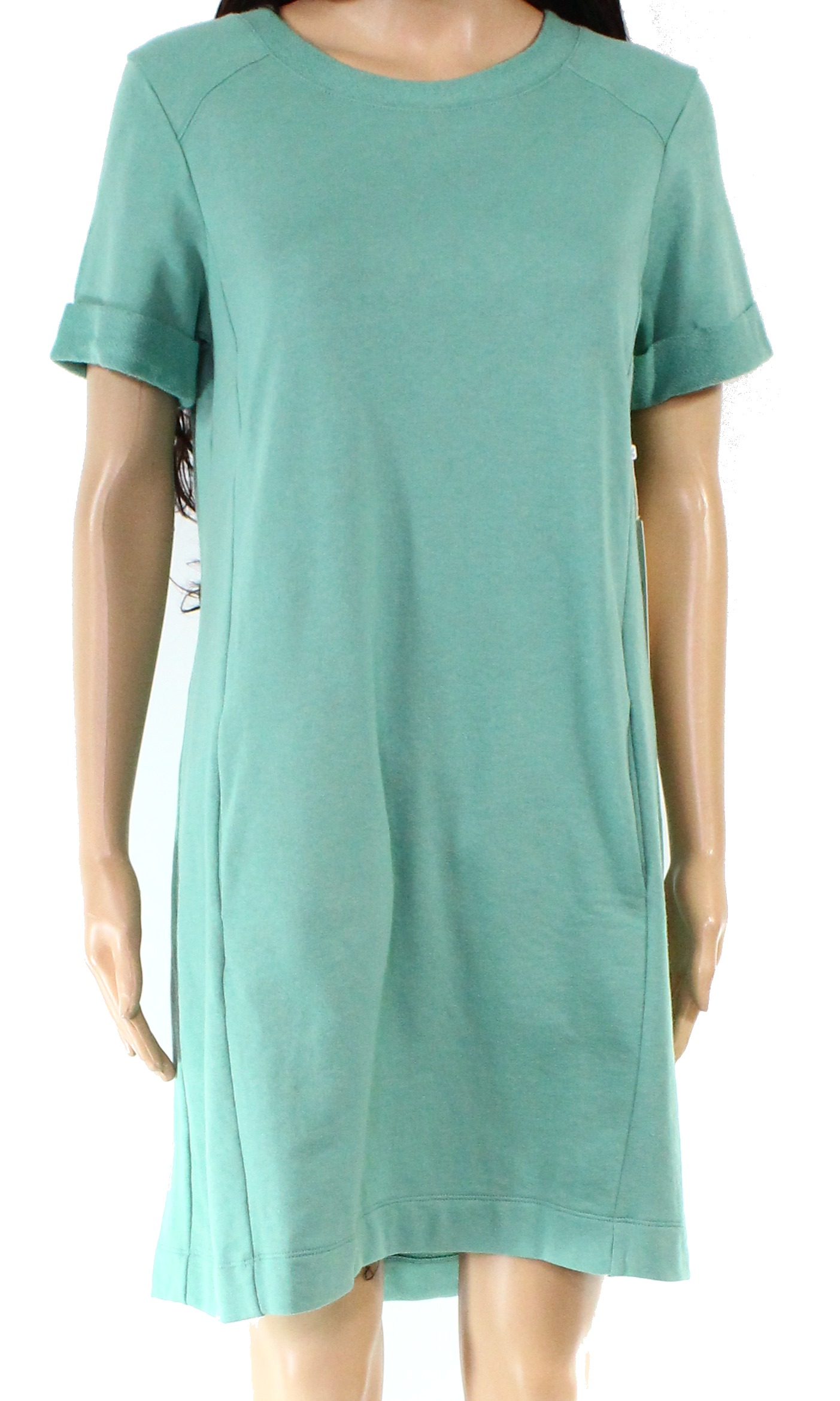 Caslon Women's T-Shirt Dress Sage Round 