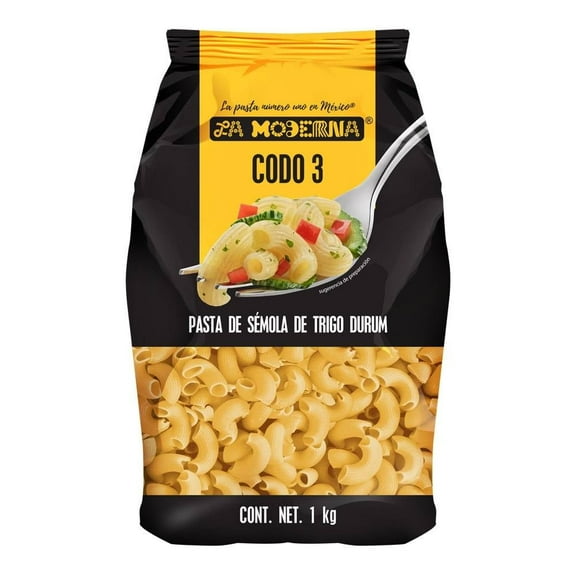 Sopa La Moderna de codo No. 3 1 kg