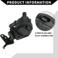 thumbnail image 5 of Unique Bargains No.DS788C419AC/DM5Z8C419A Auxiliary Cooling Water Pump for Ford Fusion 2013-2020 / 1Pcs Black, 5 of 6