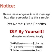 Newborn Brand Personalized Dog Collar PU Leather with Rhinestone Letters, Customized Sparkling Name Collar for Small Dogs Cats,Pink,8-10 inch,Small