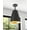 Black, variant on Aiwen Mid Century Semi Flush Mount Ceiling Light White Cone Metal Shade Farmhouse Ceiling Lighting For Bedroom Kitchen Island Living Room Hallway