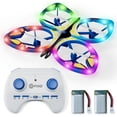 thumbnail image 1 of Contixo TD2 Butterfly Drone 2.4GHz RC Stunt Drone with LED Lights for Kids and Beginners, Remote Control Quadcopter, 2 Rechargeable Batteries Included, 1 of 2
