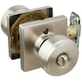 thumbnail image 2 of Schlage F51A BWE 619 COL Bowery Knob with Collins Trim Keyed Entry Lock, Satin Nickel, 2 of 2