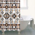 thumbnail image 5 of Tribal Boho Aesthetic Shower Curtain 36x72 Inches Quick-Dry Polyester Curtain with Plastic Hooks Rustic Vintage Style, 5 of 5