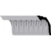 11 3/8"H x 8 1/8"P x 13 7/8"F x 94 1/2"L, (3" Repeat) Springtime Crown Moulding