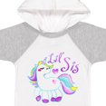 thumbnail image 4 of Inktastic Lil Sis Unicorn Little Sister Girls Baby Bodysuit, 4 of 5