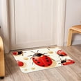 thumbnail image 6 of Ladybird Polyester Non-Slip Machine Washable Chair Rugs Office Mat Area Rugs Bath Rug, 6 of 6