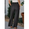 thumbnail image 4 of Ushdele Flirty Flare Jeans - Elegant Ruffle Smocked Wide-Leg Style!, 4 of 8