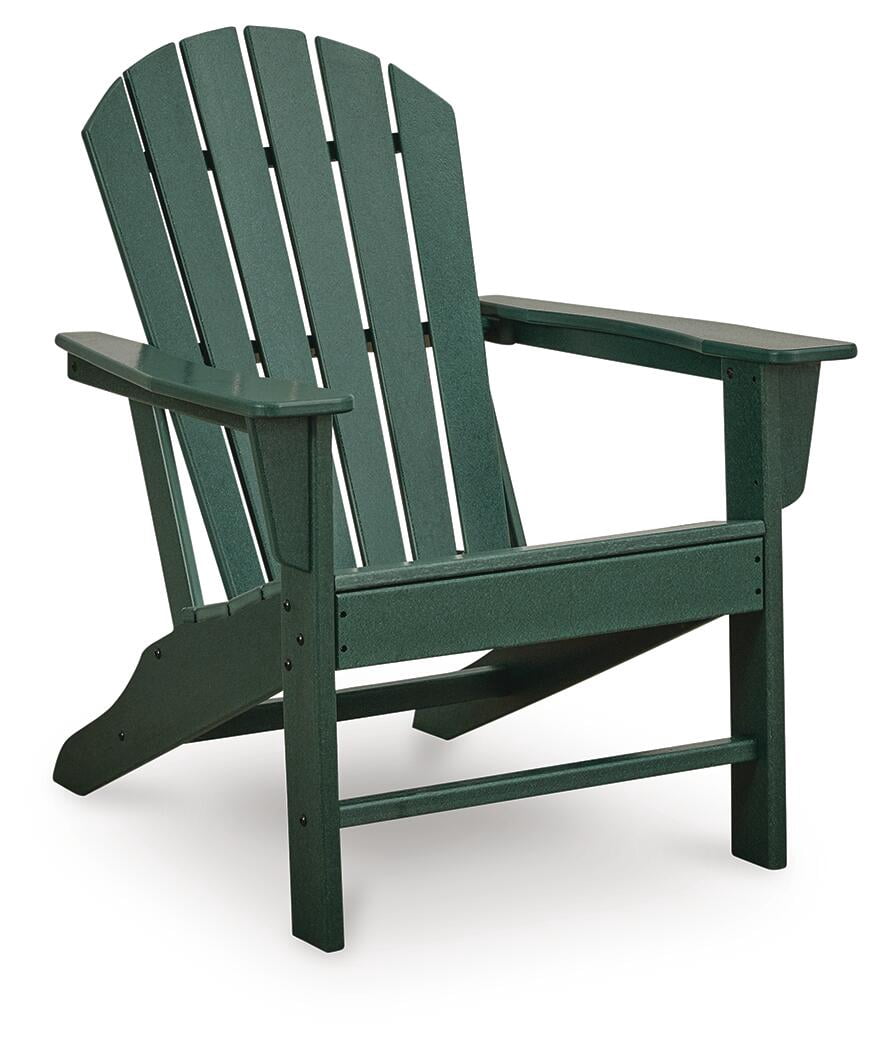 Signature Design by Ashley Karson City Adirondack Chair, Outdoor Patio Chair, Green MEGA-TUFF® HDPE