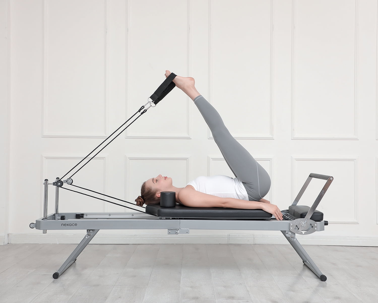 nexace Pilates Reformer Machine ,Foldable Pilates Machine Equipment for