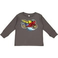 thumbnail image 3 of Inktastic Crotch Rocket Motorcycle Boys or Girls Long Sleeve Toddler T-Shirt, 3 of 5