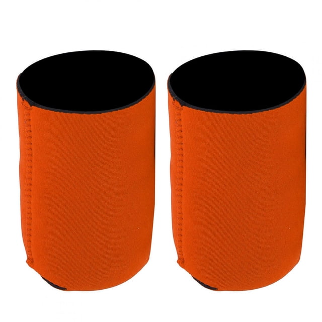 Funda aislante e impermeable para botellas de exterior, paquete de 2 fundas de neopreno para botellas de agua de color naranja