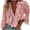 Pink, variant on IROINNID Deals Womens Long Sleeve V-Neck Shirts Lounge Solid Ruffle Shirt Blouse Tops,White