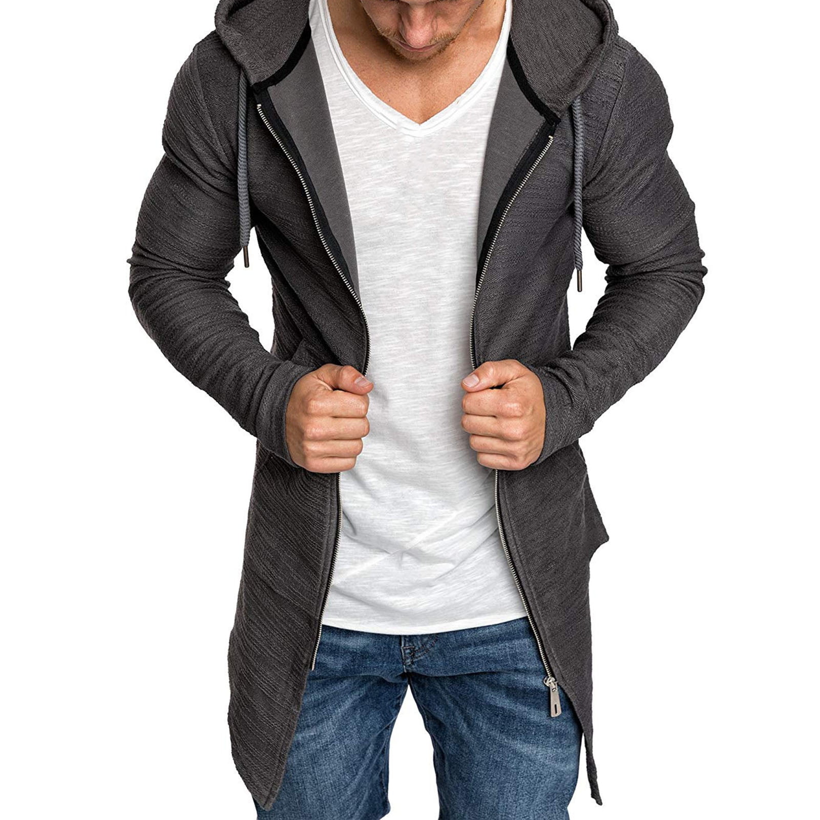 Zipper Hoodies Soft Long Sleeve Casual 