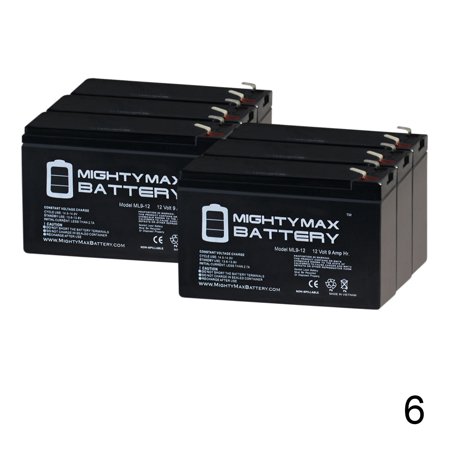 12v 9AH Replacement Battery for Best Technologies SPS450 UPS - 6 (Best Sit Ups For A Six Pack)