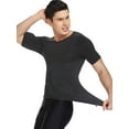thumbnail image 4 of VASLANDA Mens Compression Undershirts Ultra Slimming Body Shaper Belly Control Vest Workout Active Gynecomastia Tank Tops, 4 of 6