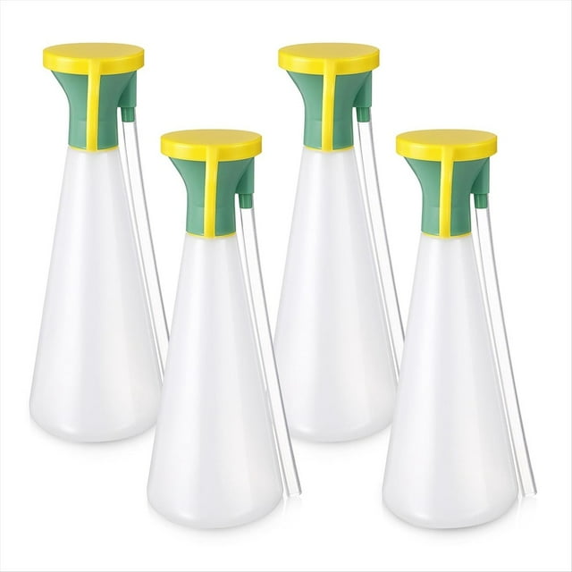 4 Vasos Lavaojos Portátiles de 7,9 X 3,1 Pulgadas con Pipeta de Presión para Uso en Movimiento.