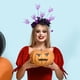 thumbnail image 5 of Halloween Headband Pumpkin Spider Hair Halloween Party Environment Layout Radial Headband, 5 of 7