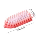 thumbnail image 2 of Japceit Flexible Corner Cleaning Brush, Bendable Sink Scrubber, Multi-Purpose Tile Brush for Bathroom Kitchen, Fruit and Vegetable Cleaning Tool, Faucet Cleaner, 2 of 6