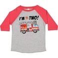 thumbnail image 3 of Inktastic I'm 2 Fire Truck 2nd Birthday Boys or Girls Toddler T-Shirt, 3 of 5